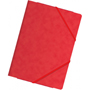 DOHE CARPETA GOMAS CARTULINA 600G FOLIO ROJO 10-PACK 10083